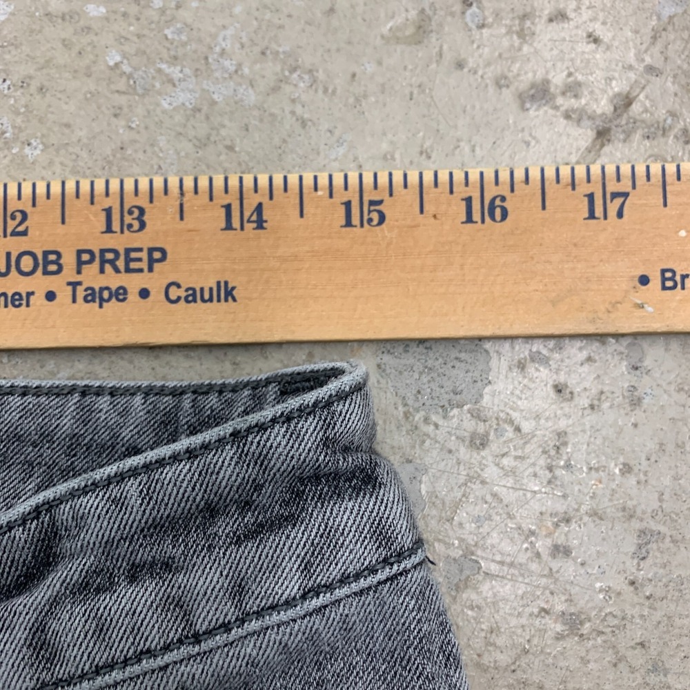 Dear John Jeans Women 30 Gray Pants Jodi  Hi Rise Crop Straight Denim Fits 30x26 - Picture 10 of 13